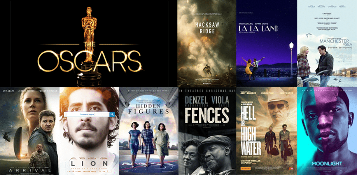 2017 Complete Oscar Predictions