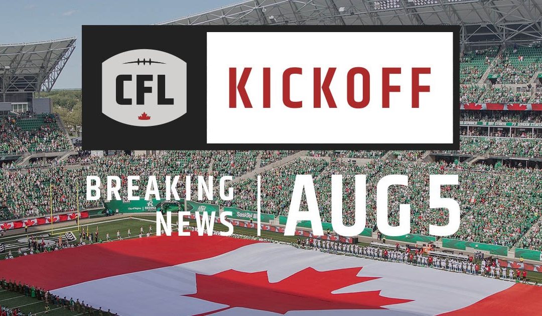 Woohoo. . . the CFL is back